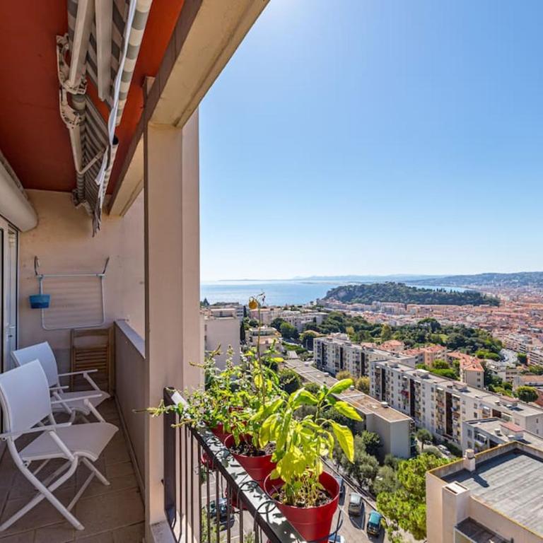 2 PIECEs BALCON VUE IMPRENABLE MER---VILLE---MONTAGNE - Appartement 1 Chambre - 3