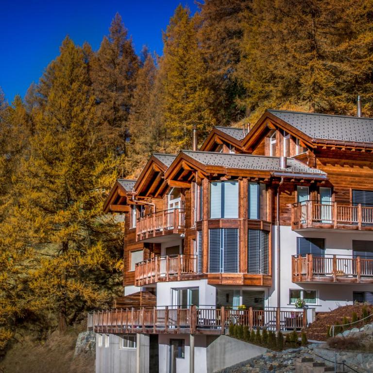 Chalet Luna by Zermatt Premium Apartments - Apartment mit 1 Schlafzimmer und Matterhornblick - 12