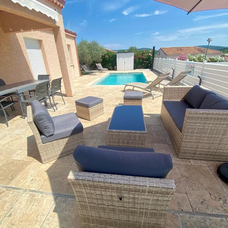 MAISON 6p, 3ch, piscine privée de juin à septembre, terrain clos, pétanque - Villa 3 Chambres - 3