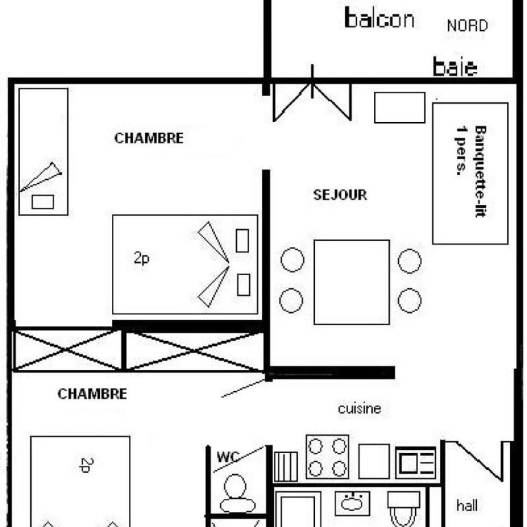 Résidence Le Mustag - 3 Pièces 6/7 pers - LE MUSTAG -024MU- PLAGNE CENTRE MAE-5754 - Appartement - 2