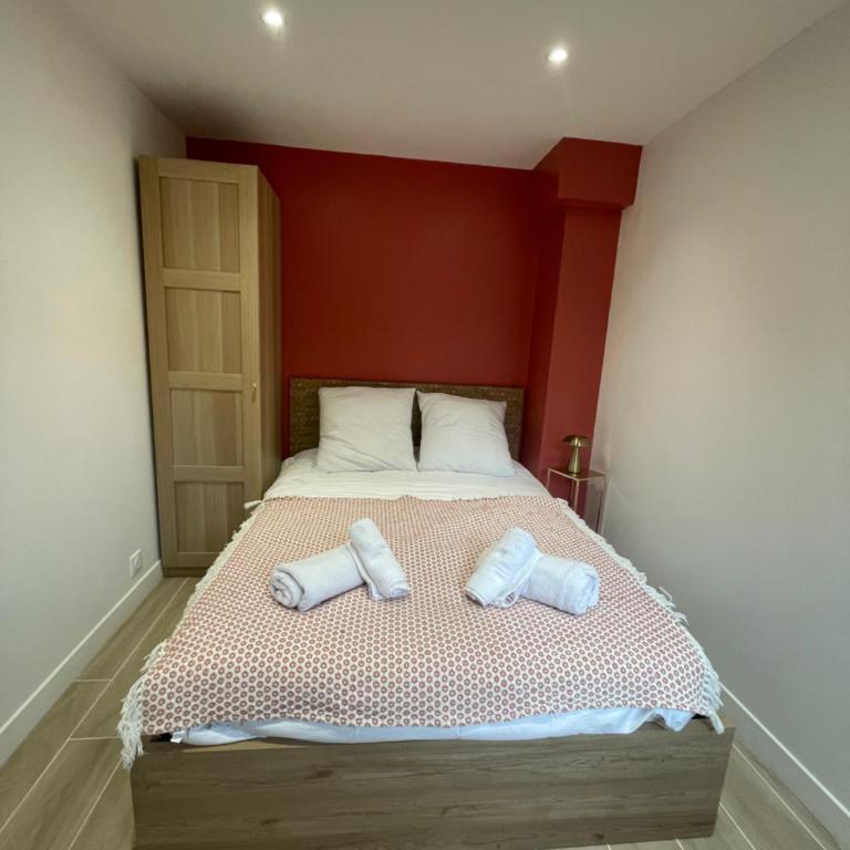 2p rénové Idéal famille proche de la mer - Apartment mit 1 Schlafzimmer - 8