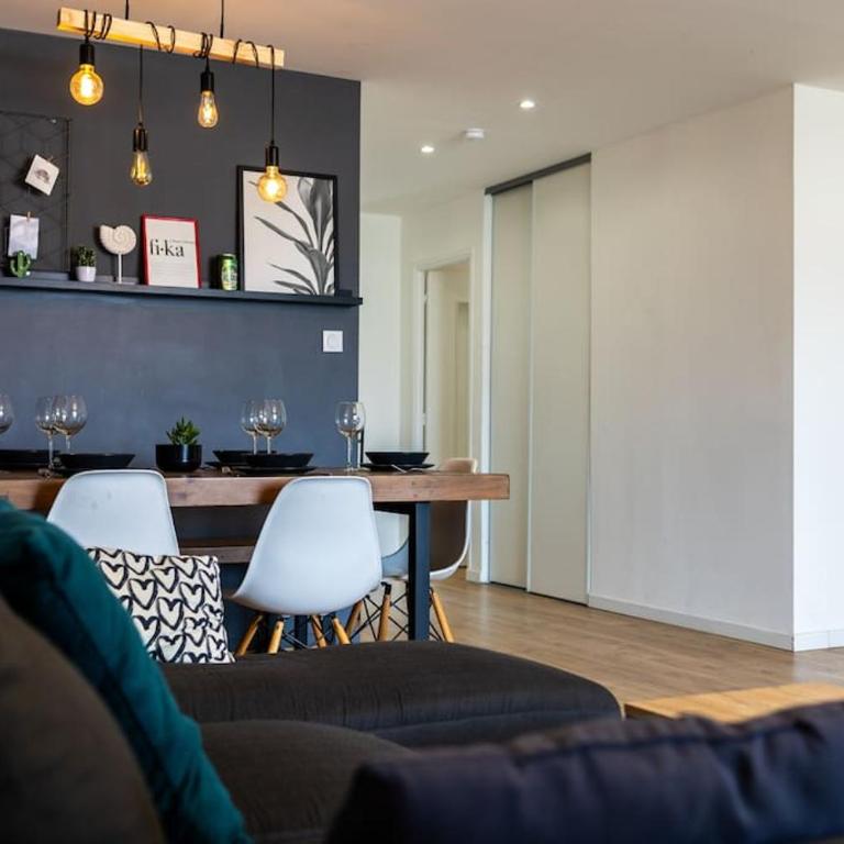 Saint Mathieu 5 minutes du port et gare wifi 10minutes plage - Four-Bedroom Apartment with Balcony - 22