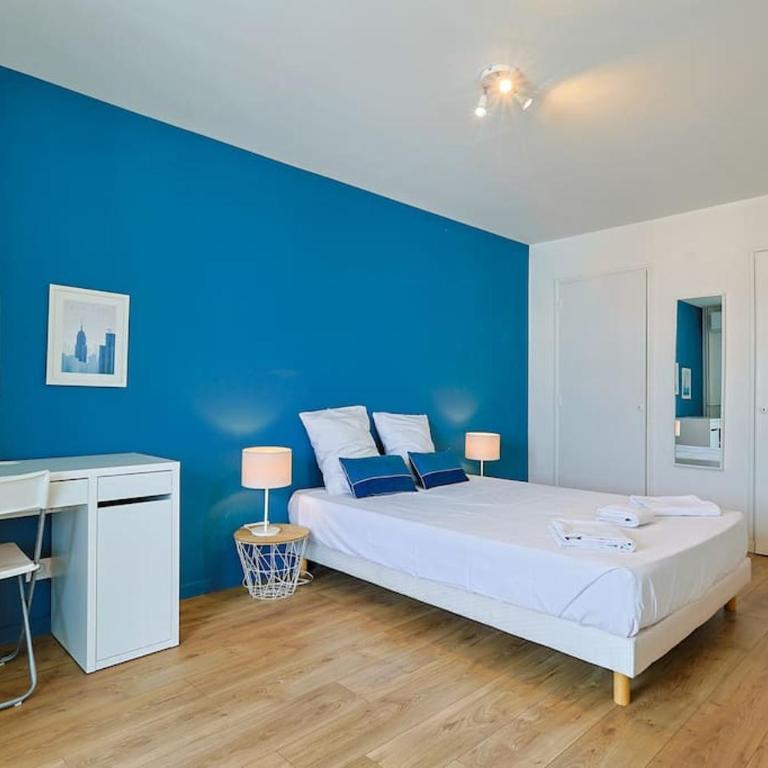 Saint Mathieu 5 minutes du port et gare wifi 10minutes plage - Four-Bedroom Apartment with Balcony - 27
