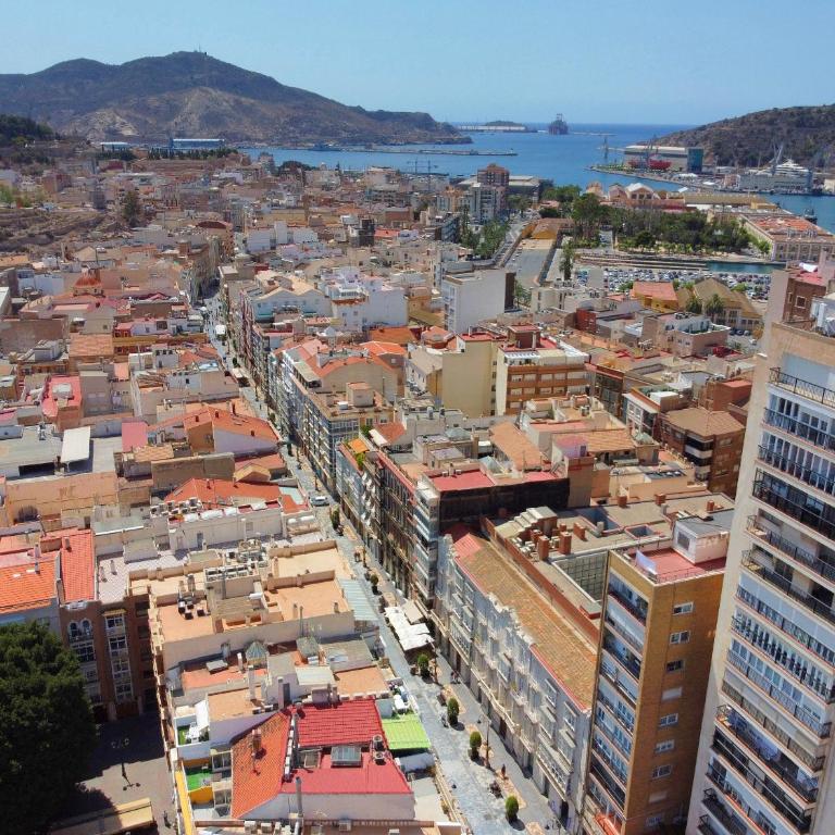 Apartamentos Nuevo Edificio Alba Cartagena centro Parking - Apartamento de 1 dormitorio con vistas a la ciudad - 66
