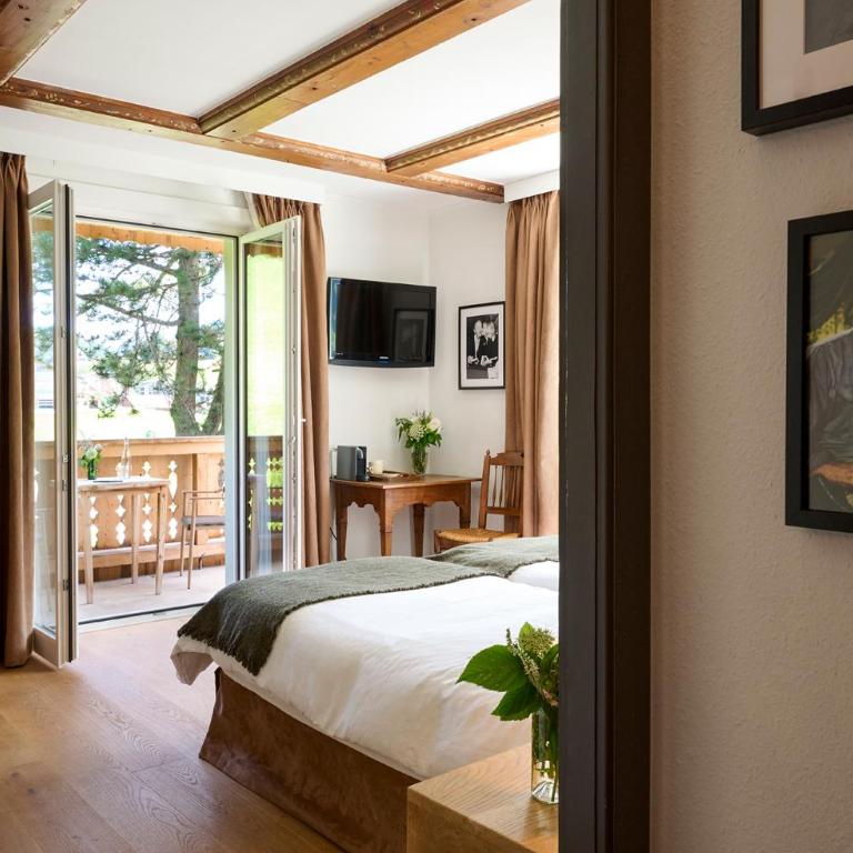 Maison d'hôtes Ermitage - Zweibettzimmer mit eigenem Bad - 1