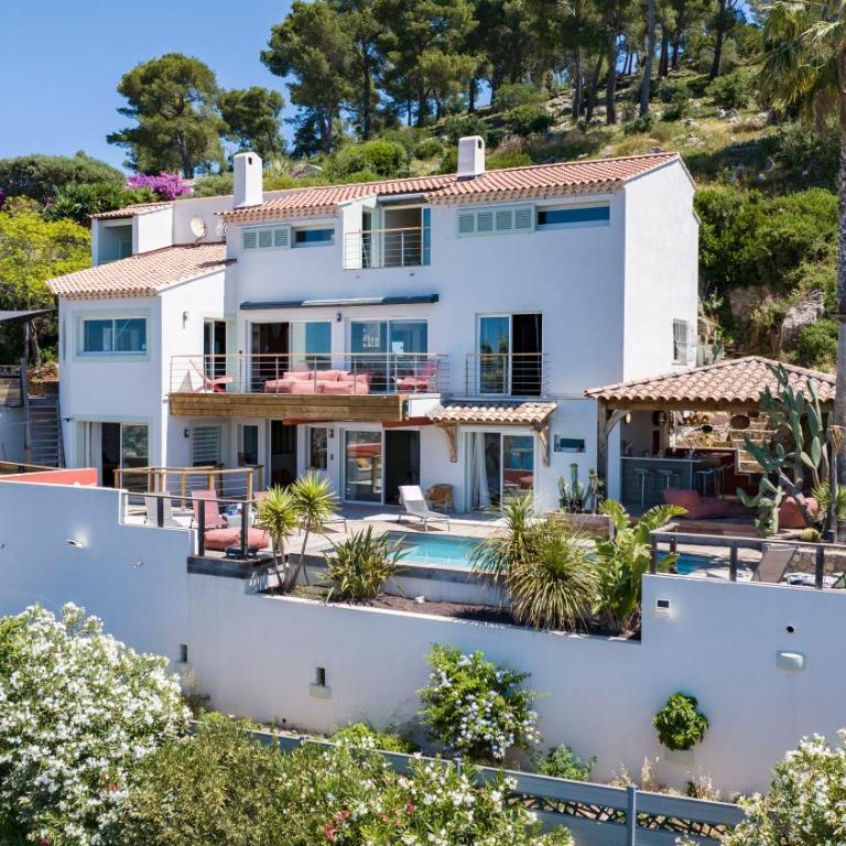 Provence Villa 11 Personnes vue mer Almanarre KiteSurf - Villa avec Piscine Privée - 1