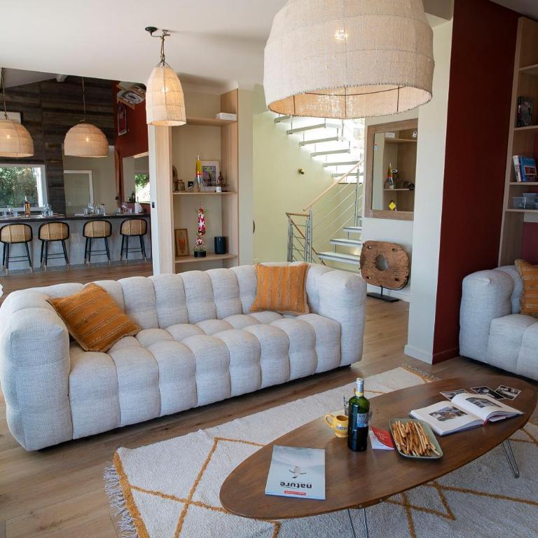 Provence Villa 11 Personnes vue mer Almanarre KiteSurf - Villa avec Piscine Privée - 11