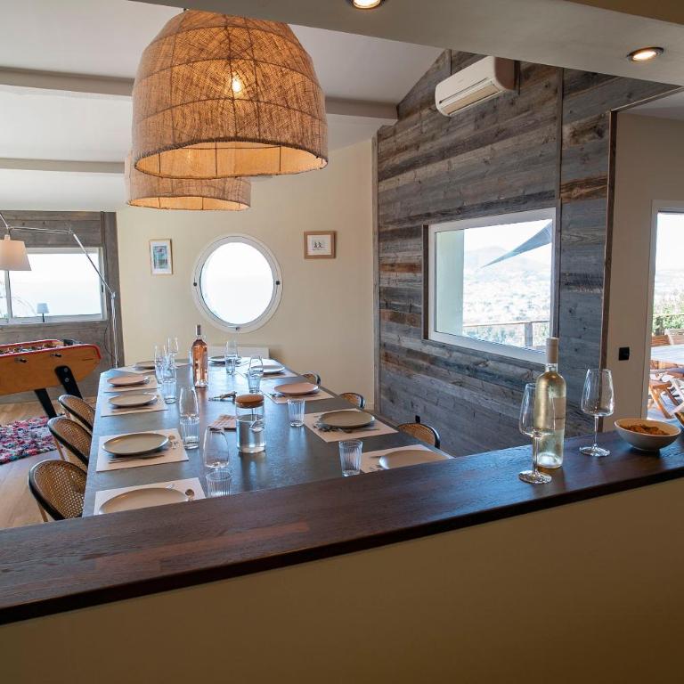 Provence Villa 11 Personnes vue mer Almanarre KiteSurf - Villa avec Piscine Privée - 15