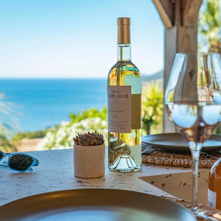 Provence Villa 11 Personnes vue mer Almanarre KiteSurf - Villa avec Piscine Privée - 9