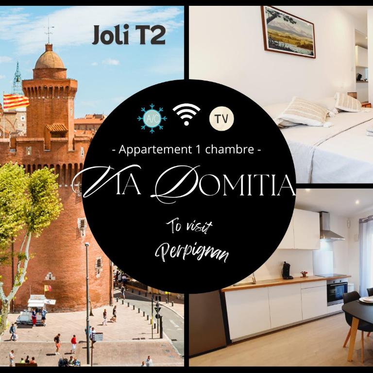 Via Domitia - Apartamento de 1 dormitorio con vistas al jardín - 3