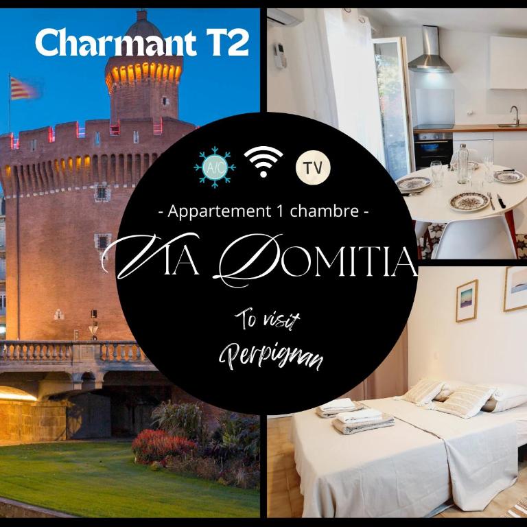 Via Domitia - Apartamento de 1 dormitorio con vistas al jardín - 4