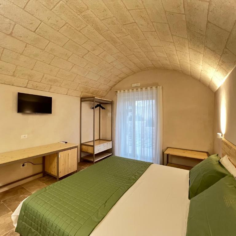 Masseria Castelluzzo - Camera Matrimoniale/Doppia con Letti Singoli con Accesso Piscina - 1
