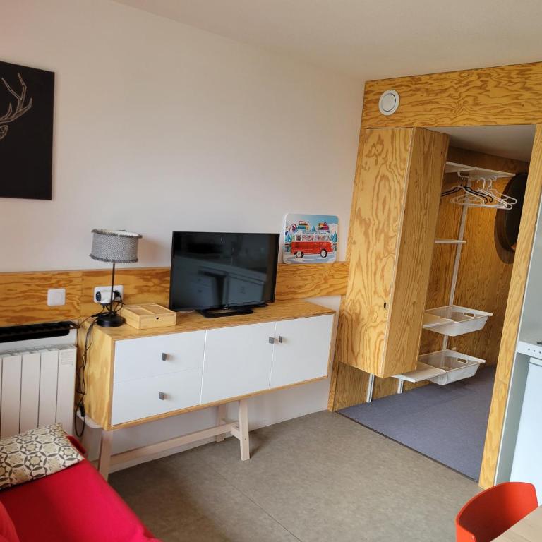 Studio rénové 5 pers, balcon, vue Mont Blanc - FR-1-346-376 - Estudio - 3