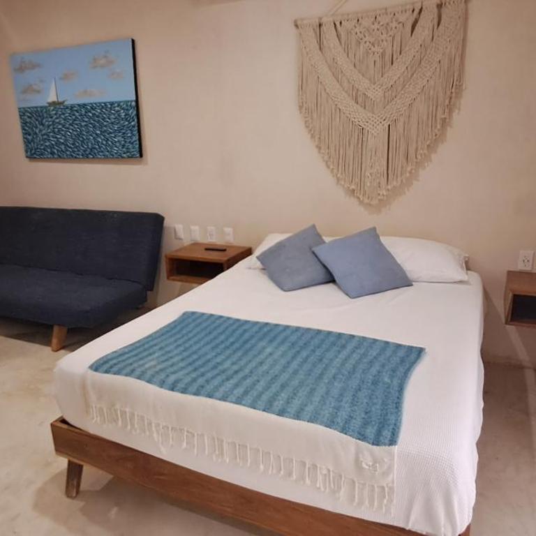 VILLAS TULUM ideal para nomadas digitales - Estudio con 1 cama grande - 6
