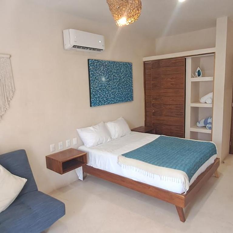 VILLAS TULUM ideal para nomadas digitales - Estudio con balcón - 5