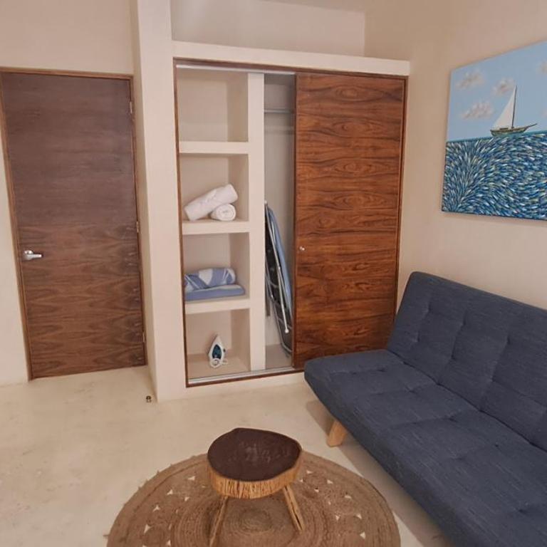 VILLAS TULUM ideal para nomadas digitales - Estudio con cama extragrande y sofá cama - 9
