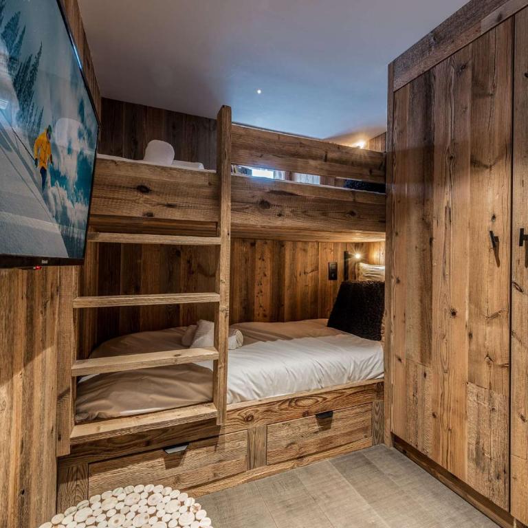 Chalet cosy Courchevel 5 pers près des pistes avec sauna et terrasse - Chalet 2 Chambres - 8
