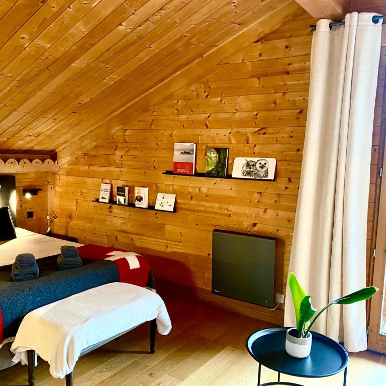 Chalet Alpaga Manigod La Clusaz 11 personnes - Maison 5 Chambres - 13
