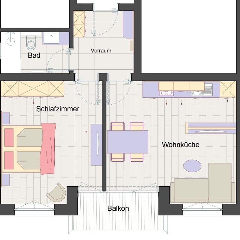 Haus Schmied - Apartment mit 1 Schlafzimmer und Seeblick - 11