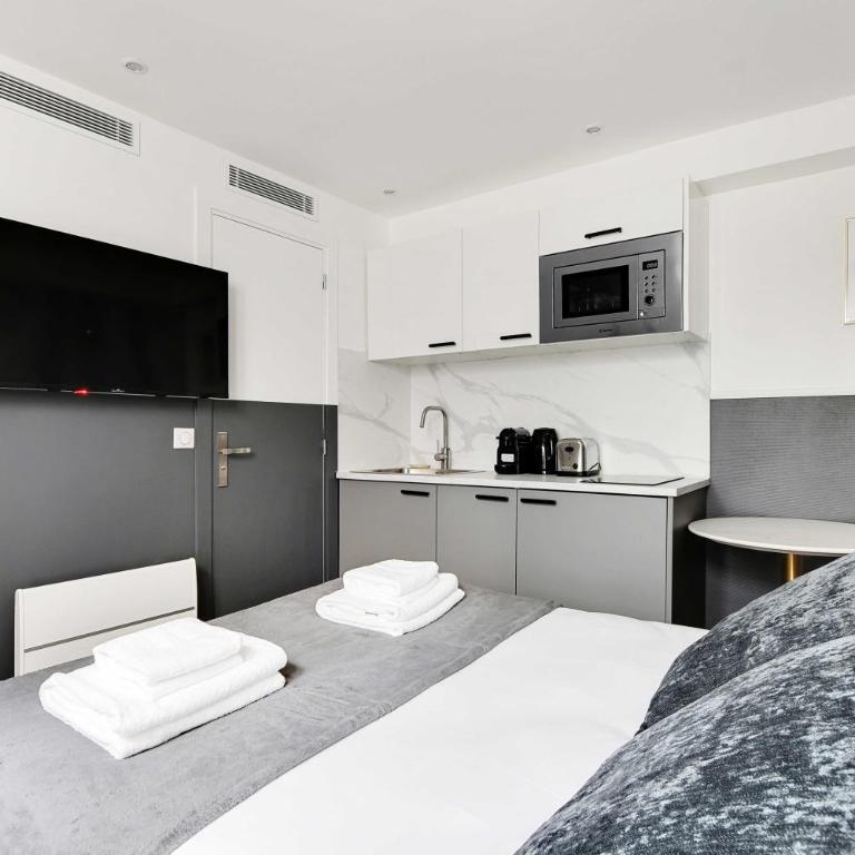 Cosy Studio with Air Conditioning -Near Montmartre - Studio - 4