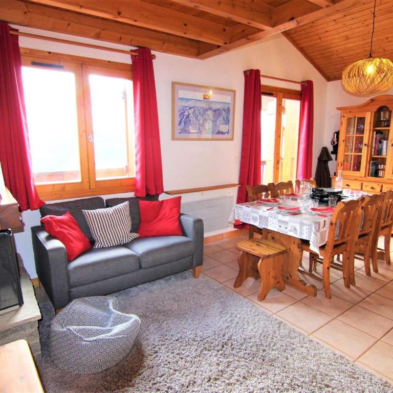 Chalet spacieux aux Saisies, 4 pièces, 8 pers. - Appartement 3 Chambres - 1