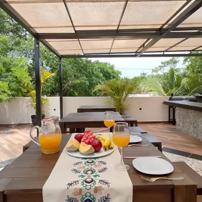 Departamento amplio con balcon y mini alberca privada - Apartamento de 1 dormitorio - 23