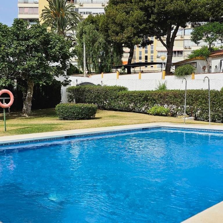 Beach Santa Ana, pool, 2 free parking, WiFi, 3 bedrooms, for 6-7 people, large terrace with Sea view - Three-Bedroom Apartment - 1