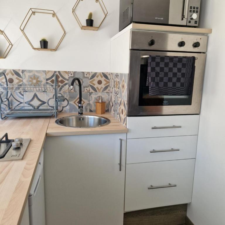 Studio à 250m de la plage - Apartment mit 1 Schlafzimmer - 6
