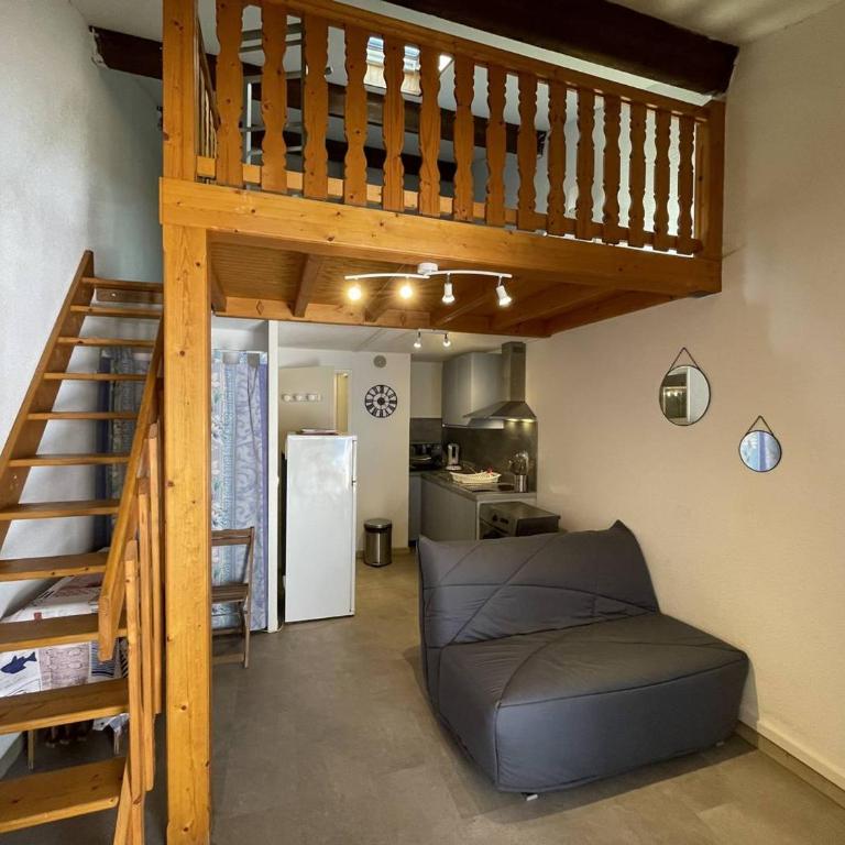 Pavillon climatisé avec mezzanine, 4 couchages, proche plage et commerces, parking privé, St-Cyprien - FR-1-106-105 - Villa - 3