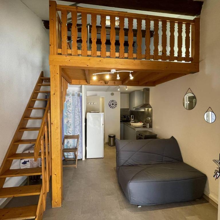 Pavillon climatisé avec mezzanine, 4 couchages, proche plage et commerces, parking privé, St-Cyprien - FR-1-106-105 - Villa - 22