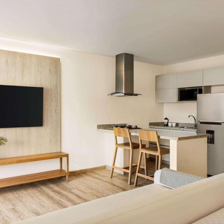 Wyndham Santa Marta Aluna Beach Apartments - Apartamento de 2 dormitorios con 2 camas extragrandes - 4