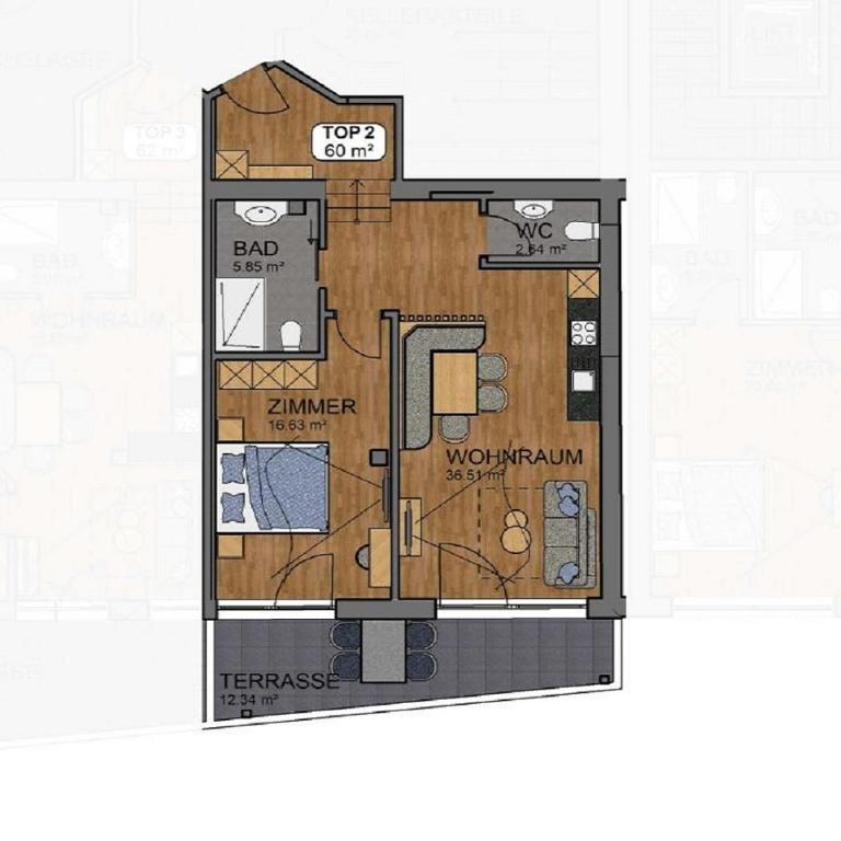 A CASA Infinity - Apartamento de 1 dormitorio con terraza - 1