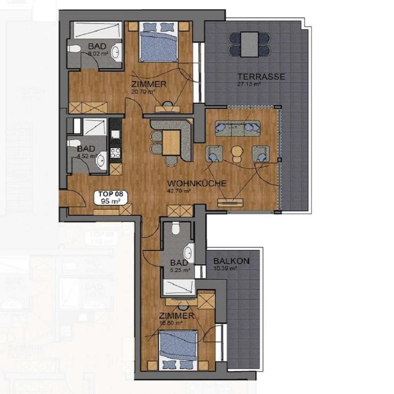 A CASA Infinity - Apartamento de 2 dormitorios con balcón y terraza - 1