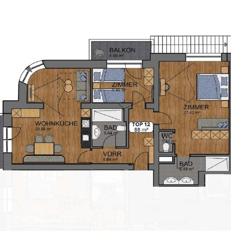 A CASA Infinity - Apartamento de 2 dormitorios con balcón - 1