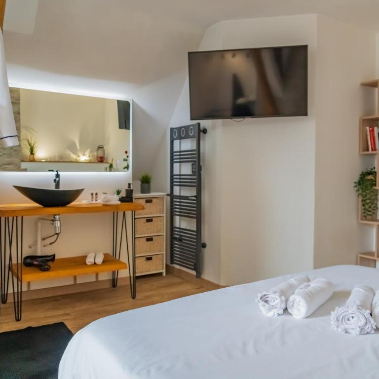 Gîte romantique au coeur d'Amboise - Tout à pied - One-Bedroom Apartment - 9