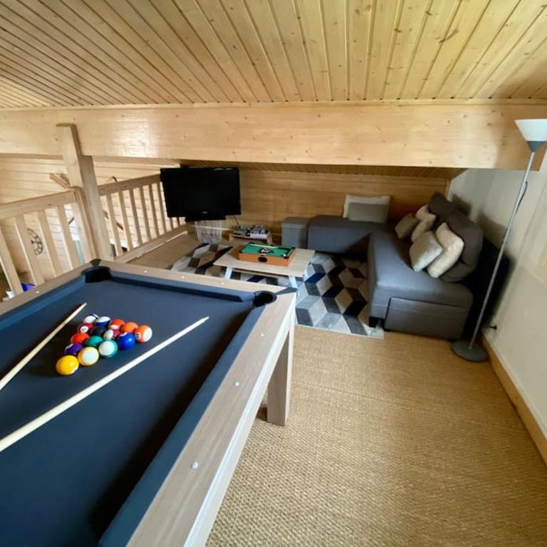 Villa de Cazaux, piscine chauffée pétanque billard - Villa - 22