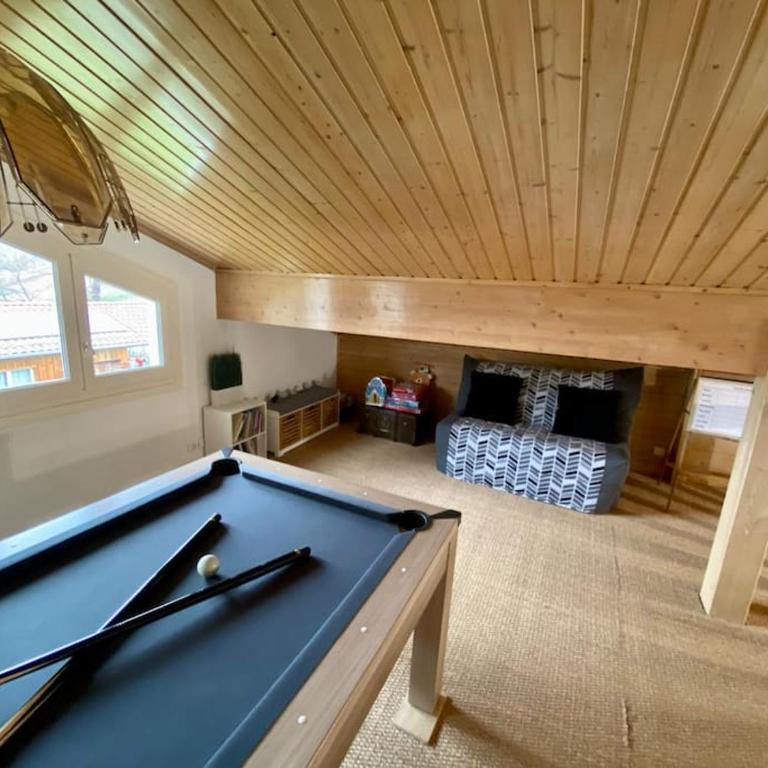 Villa de Cazaux, piscine chauffée pétanque billard - Villa - 74