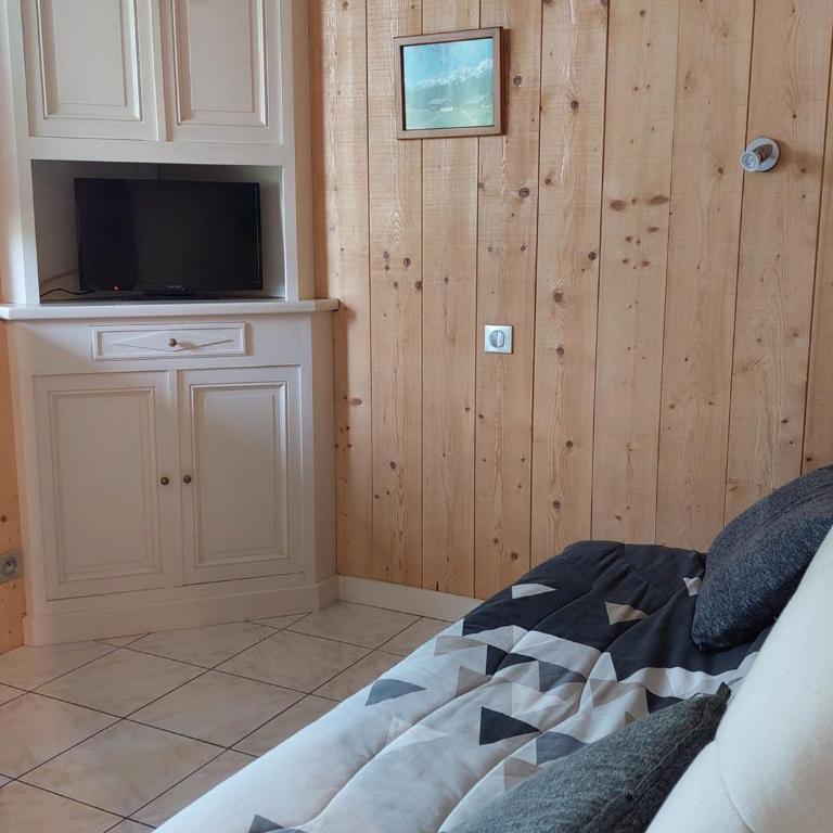 Studio rénové 16m2, terrasse, animaux admis, parking, près télécabine Brévent - FR-1-517-3 - Studio - 7
