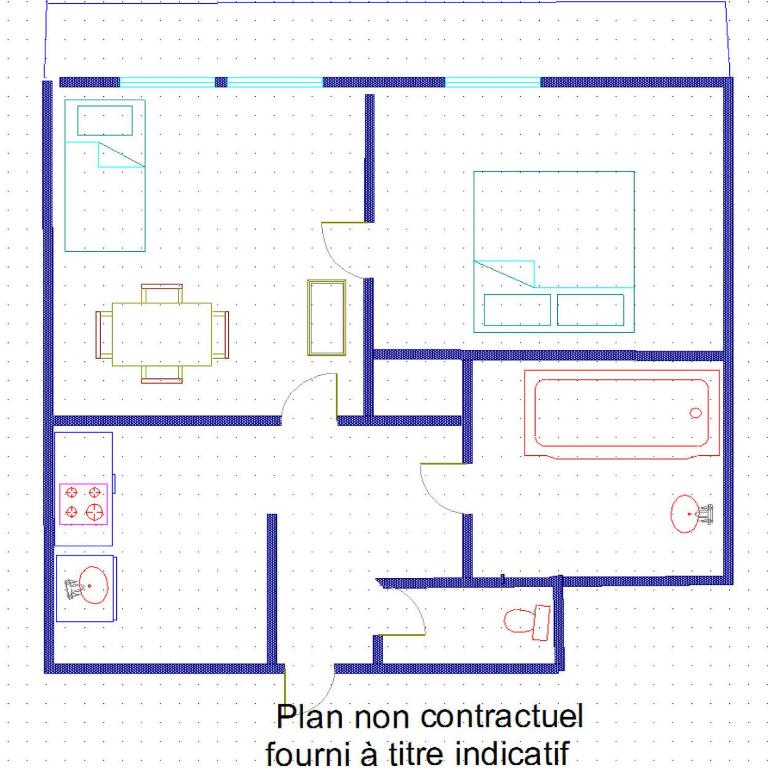 Résidence Rond-point Des Pistes Iii - Appartement 2 pièces pour 4 personnes situé à Val d’Isère, skis aux pieds et à 500m du centre du village, navettes gratuites au MAE-1798 - Appartement - 12