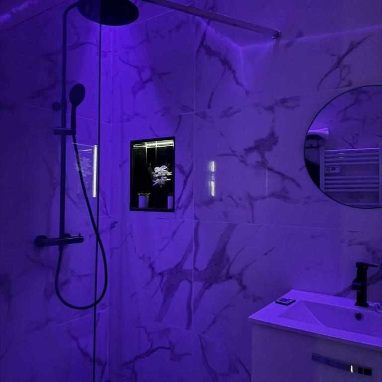 Suite Zen L Amaryllis Jacuzzi TV Integrée Clim Wifi Béziers Centre Arrivée Autonome 24h24 - Appartement - Rez-de-Chaussée - 18