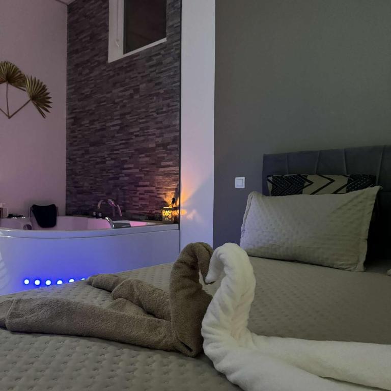 Suite GOLD L Amaryllis I Jacuzzi & Sauna privé I Centre Béziers Arrivée autonome - Appartement 1 Chambre - 13