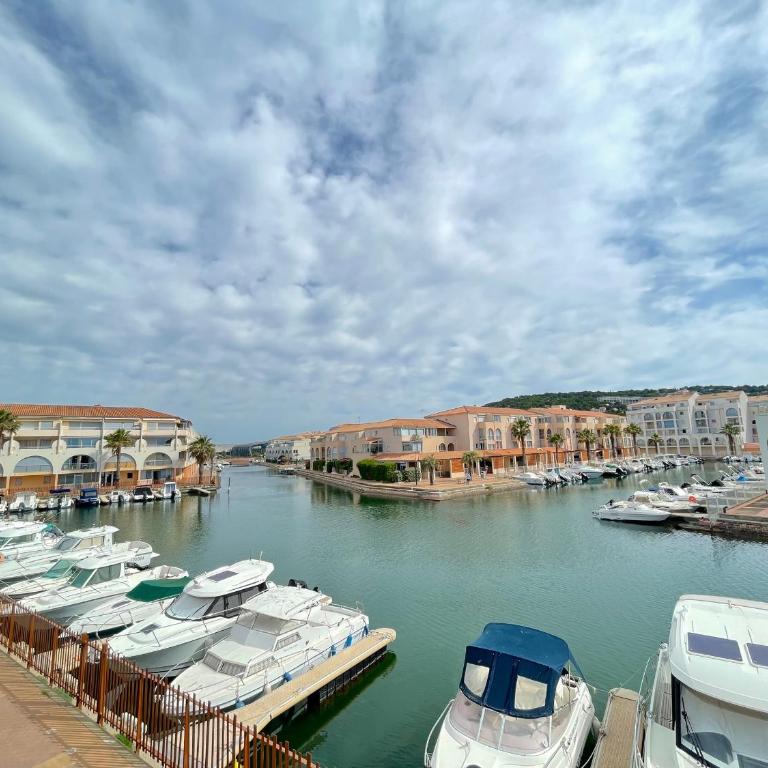 T2 avec loggia vitrée, terrasse, parking à Sète - FR-1-338-589 - Apartamento - 10