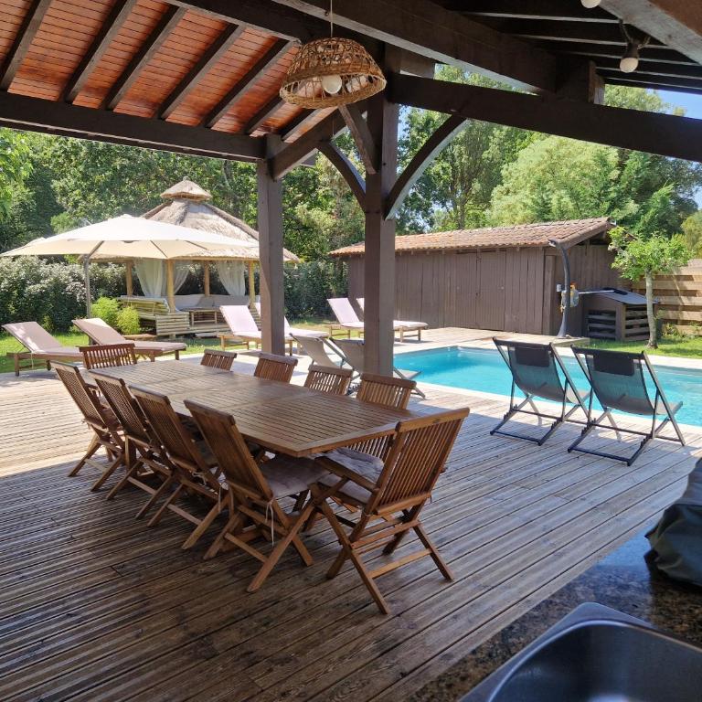 Villa Elizalde Moliets - climatisée, piscine chauffée, vélos et surfs inclus - Villa - 3