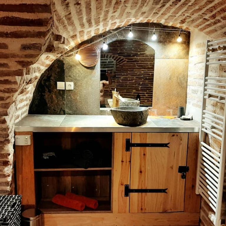 Studio et spa privatif Le Puits de la Grâce - Apartment mit 1 Schlafzimmer - 5