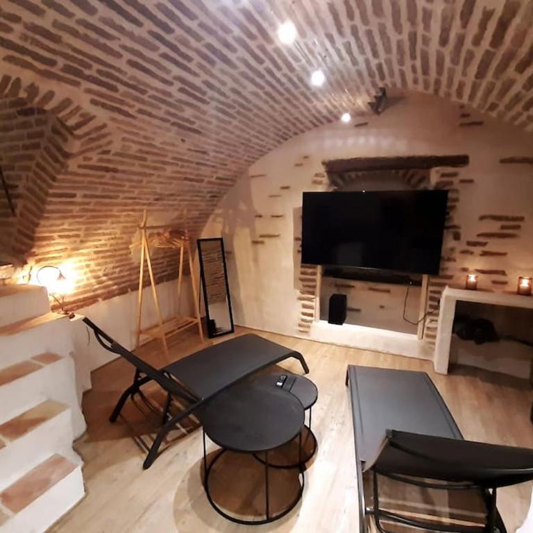 Studio et spa privatif Le Puits de la Grâce - Apartment mit 1 Schlafzimmer - 14