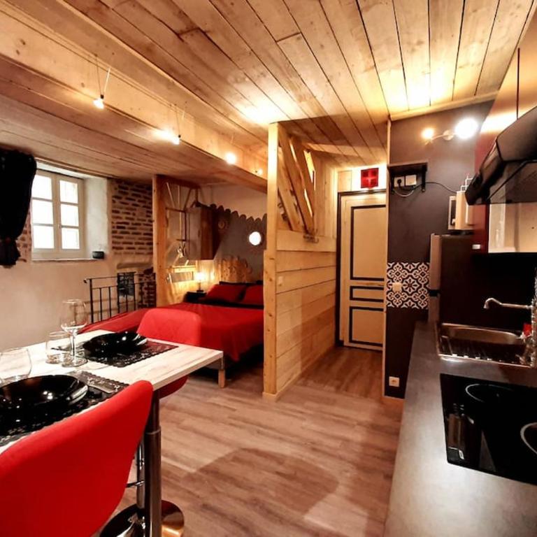 Studio et spa privatif Le Puits de la Grâce - Apartment mit 1 Schlafzimmer - 23