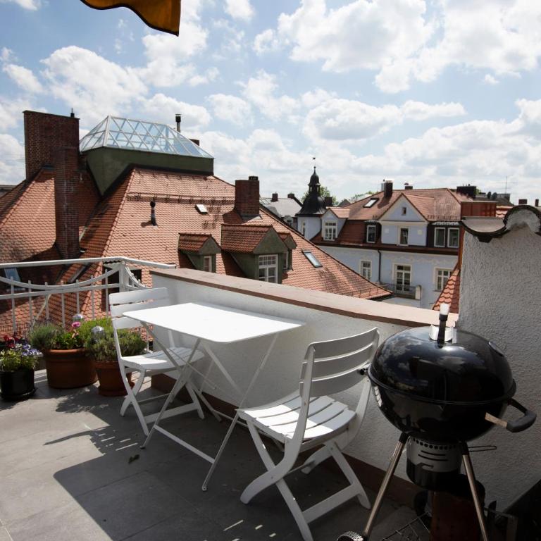 Munich Penthouse Rooftop Terrace - Two-Bedroom Apartment - 17