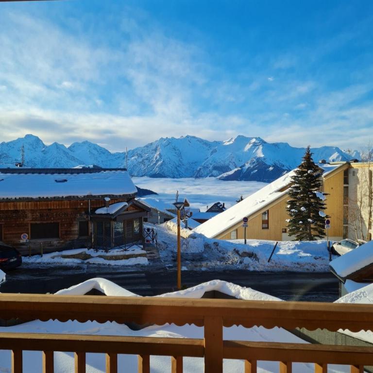Studio Vieil Alpe avec vue et garage privé - Appartement 1 Chambre - 23