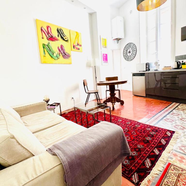 Le Yellow - Hôtel Particulier XIXème - One-Bedroom Apartment - 10