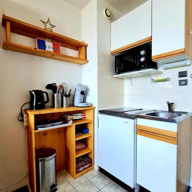 Studio Vieil Alpe avec vue et garage privé - Appartement 1 Chambre - 35